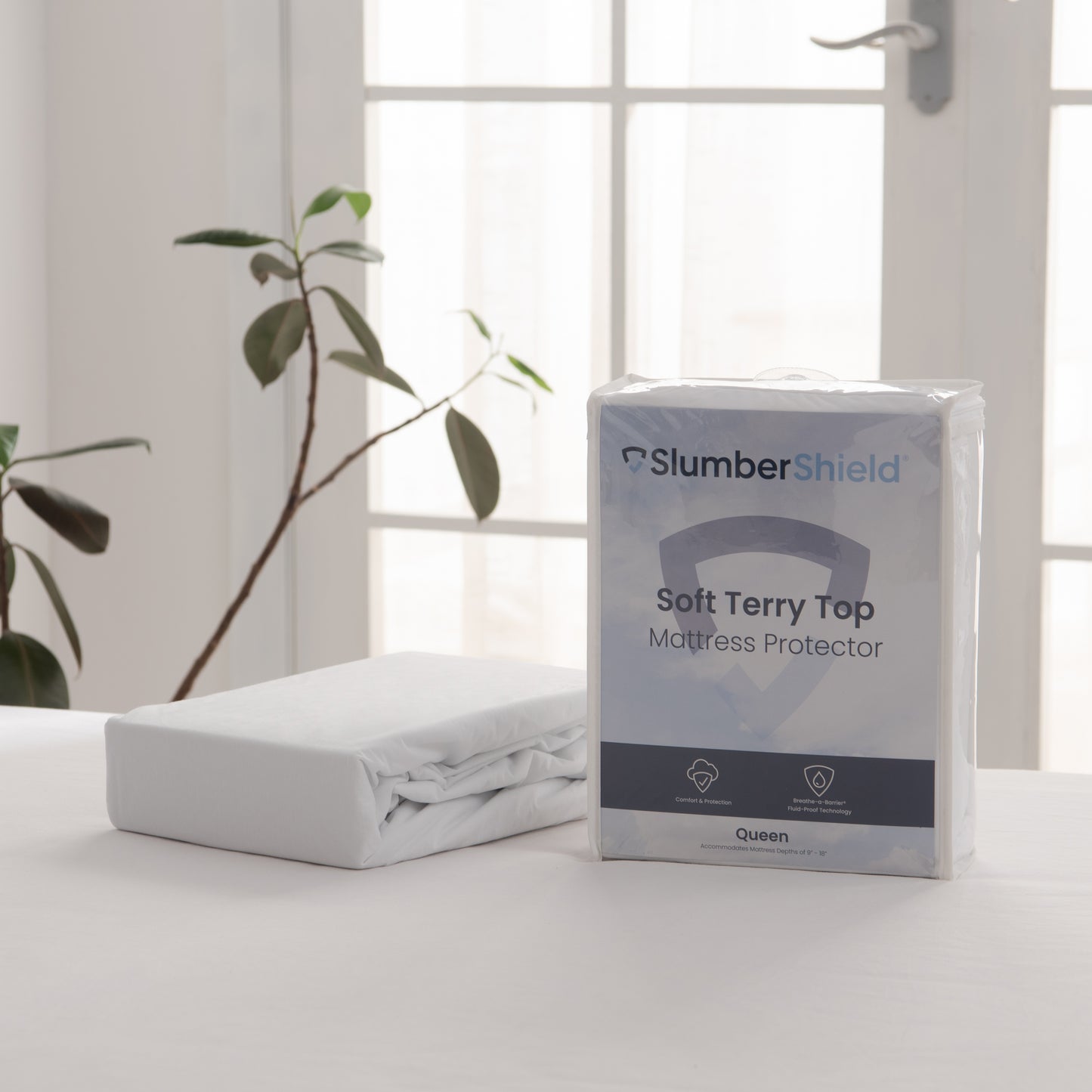 Soft Terry Top Mattress Protector